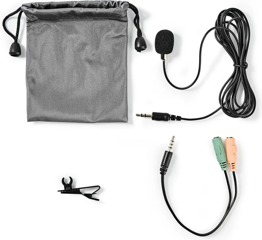 Nedis MICCJ105BK Microfoon - Bedraad - Zwart