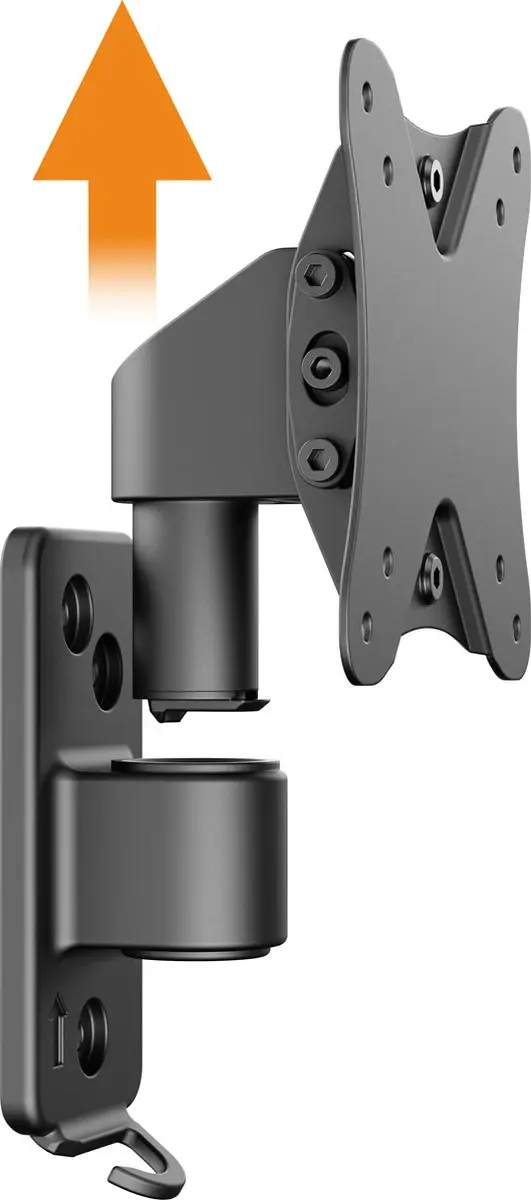 Deltaco ARM-0371 Vlakke Muurbeugel - 13-27" - Zwart
