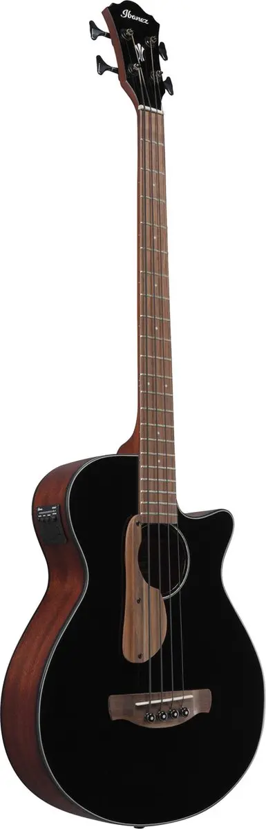 Ibanez AEGB24E Black High Gloss Akoestische Basgitaar