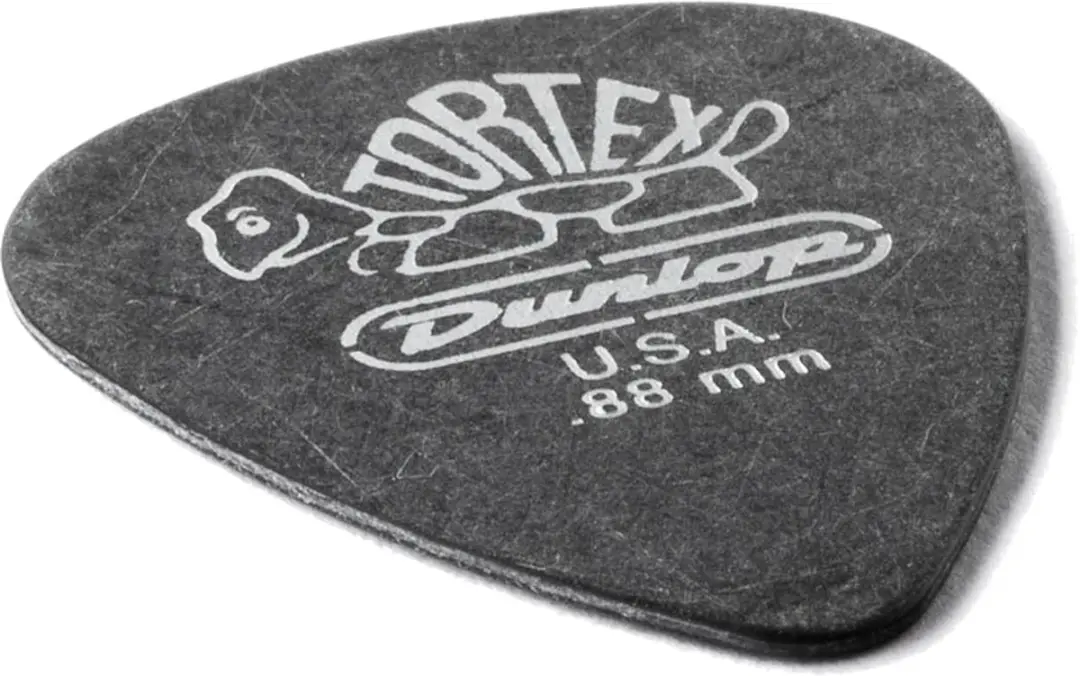 Dunlop Tortex Pitch Black Plectrums 0.88mm - 12 Stuks