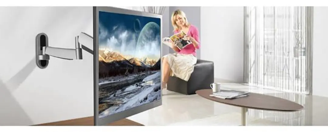 SpeaKa Professional SP-2518260 TV Wandbeugel 119cm - Zwart/Zilver