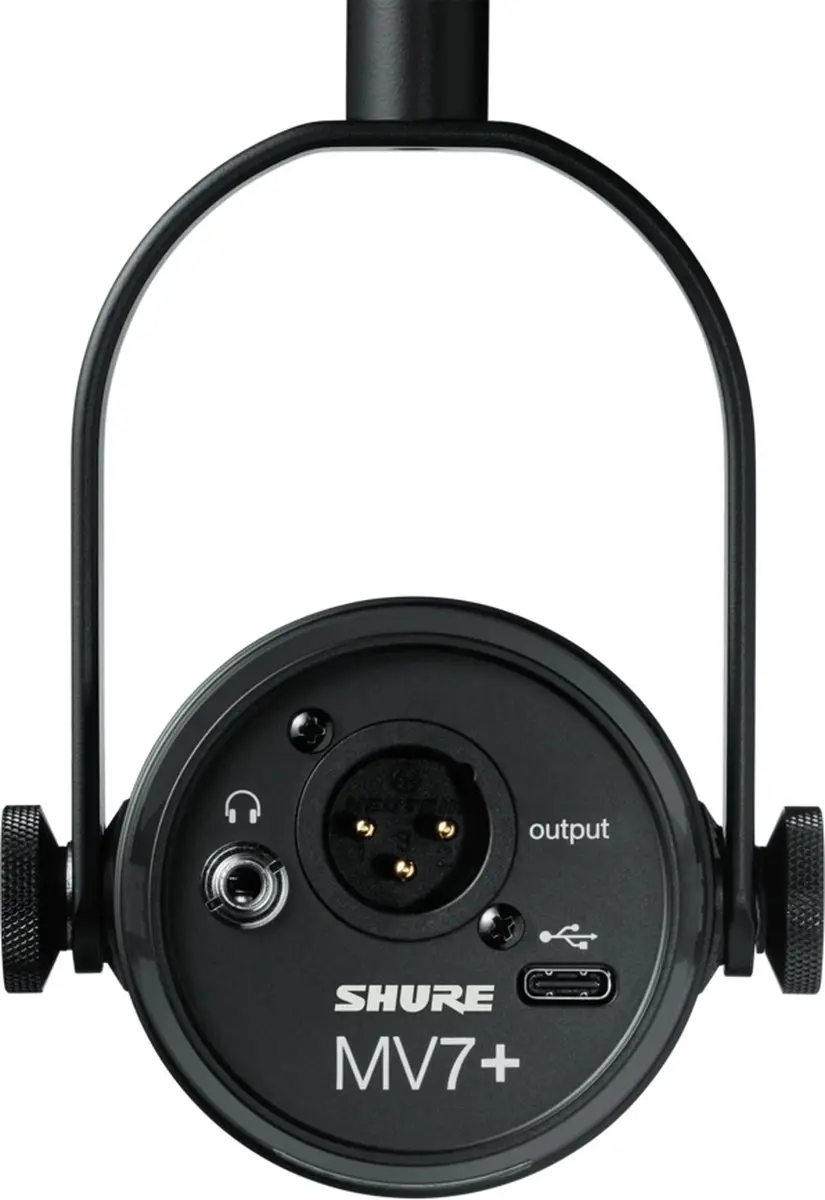 Shure MV7+-K Podcastmicrofoon - Zwart