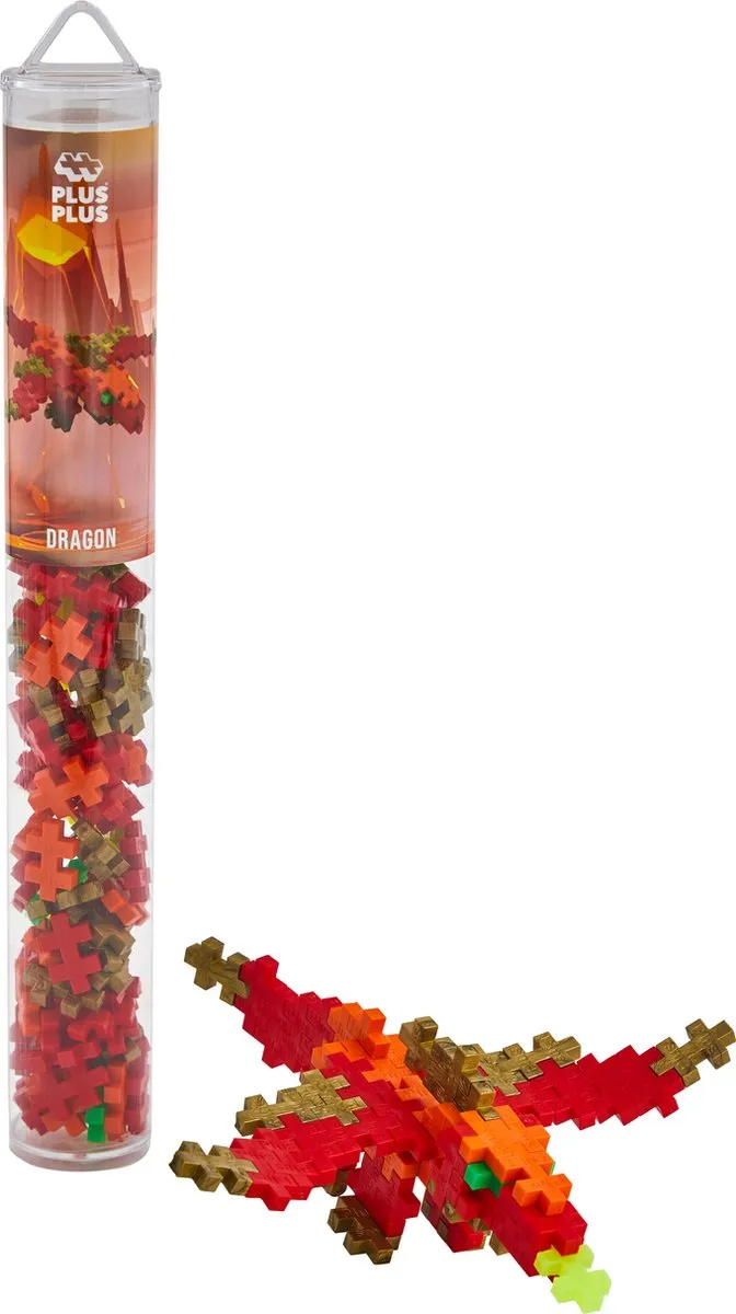 Plus-Plus Tube Draak 100-delig Bouwset