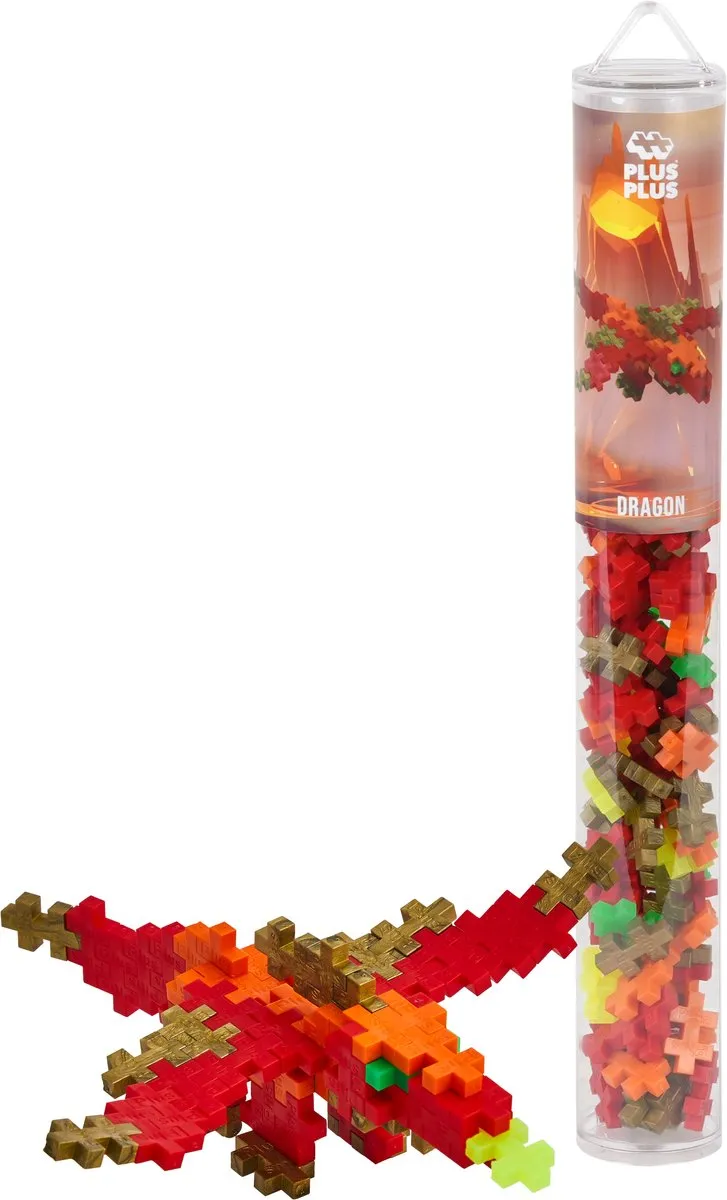 Plus-Plus Tube Draak 100-delig Bouwset