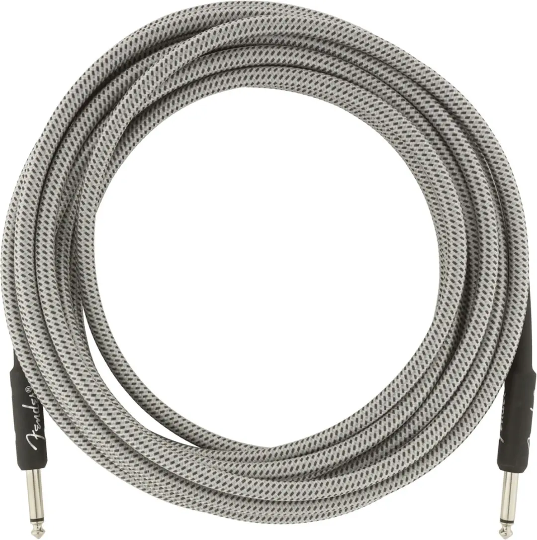 Fender Pro Instrumentenkabel 5,5m Wit