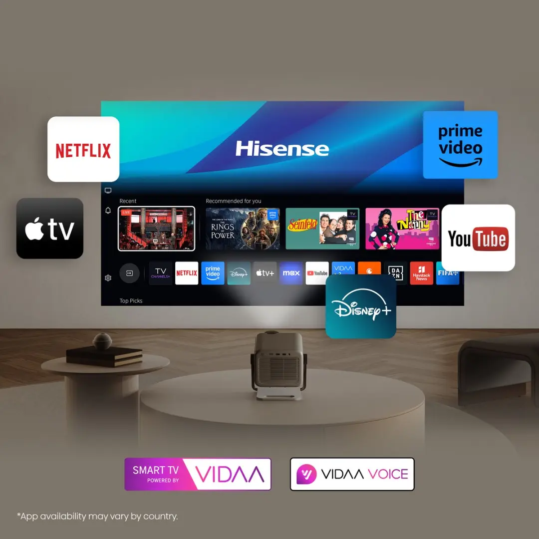 Hisense M2 Pro 20016688 Laser Projector 4K - Grijs