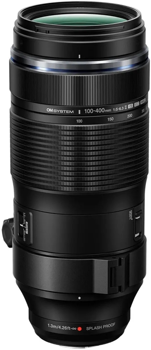 OM System 100-400mm F5-6.3 IS II M.Zuiko - Zwart