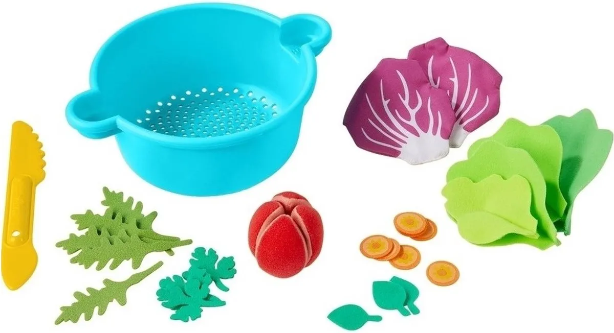 Haba Speelgoedeten Slamix 16cm - 30-delig - Blauw
