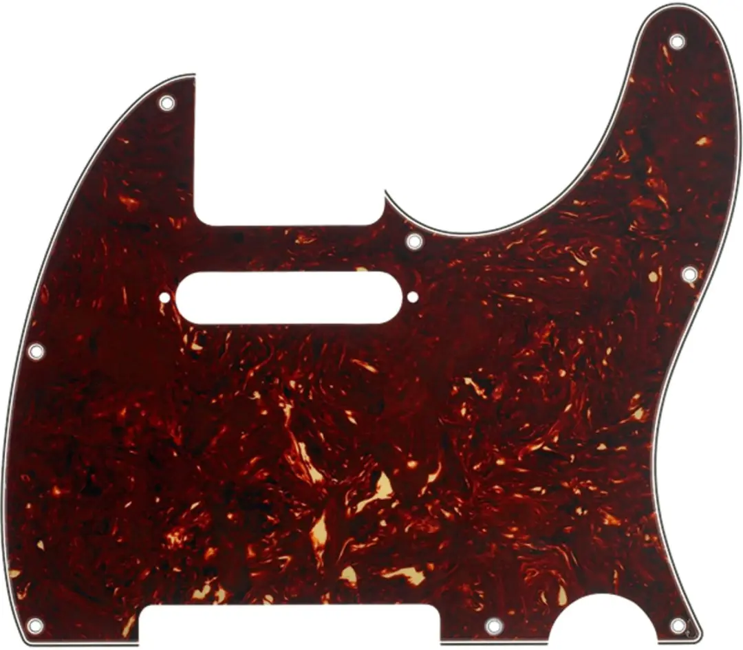 Fender Modern Style Tele Pickguard Tortoise Shell 4-Ply