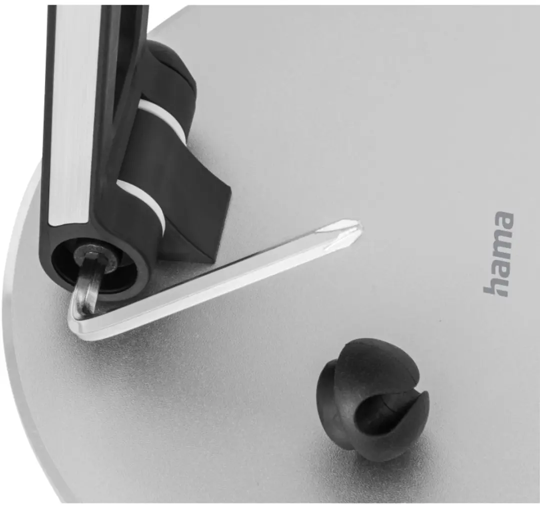 Hama 00125123 Tablethouder Aluminium 7-12,9" - Zwart/Zilver - afbeelding 6 van 6