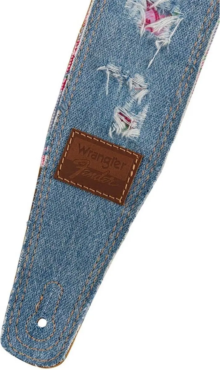 Fender Wrangler Scheurde Denim Band - Blauw