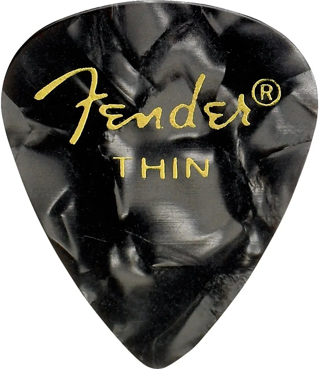 Fender Moto Thin Plectrum Set 12 Stuks
