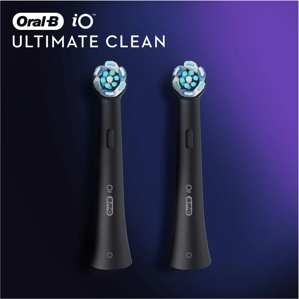 Oral-B iO Ultimate Clean Opzetborstels - 2 Stuks - Zwart