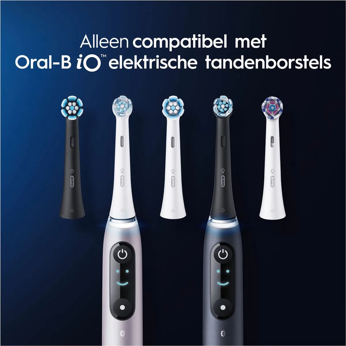 Oral-B iO Ultimate Clean Opzetborstels - 2 Stuks - Zwart