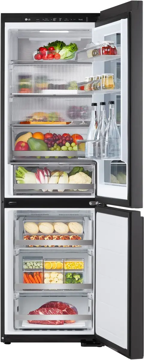 LG GBG5160CEV Koelvriescombinatie - 349L - Zwart - afbeelding 6 van 6
