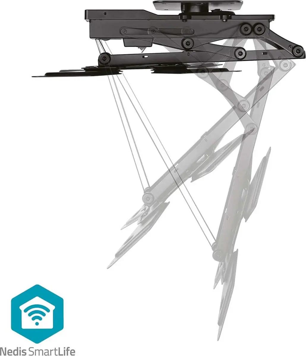 Nedis SmartLife TVCM5850BK TV Beugel - Gemotoriseerd - 23-65" - 30 kg - Zwart