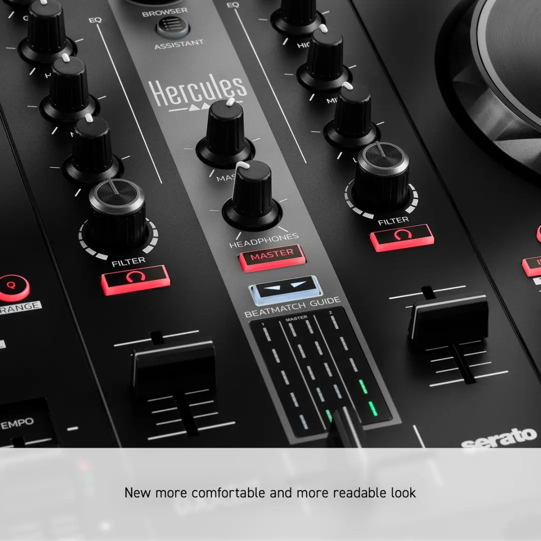 Hercules Inpulse 300 MK2 DJ-controller + DJ45 Koptelefoon - 8 Pads - 2 Kanalen