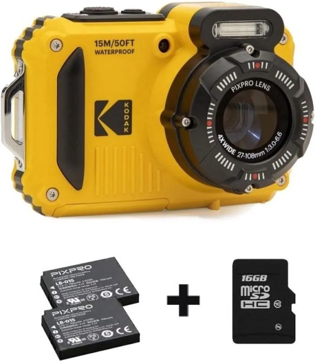 Kodak WPZ2 WPZ2YL6 Onderwatercamera