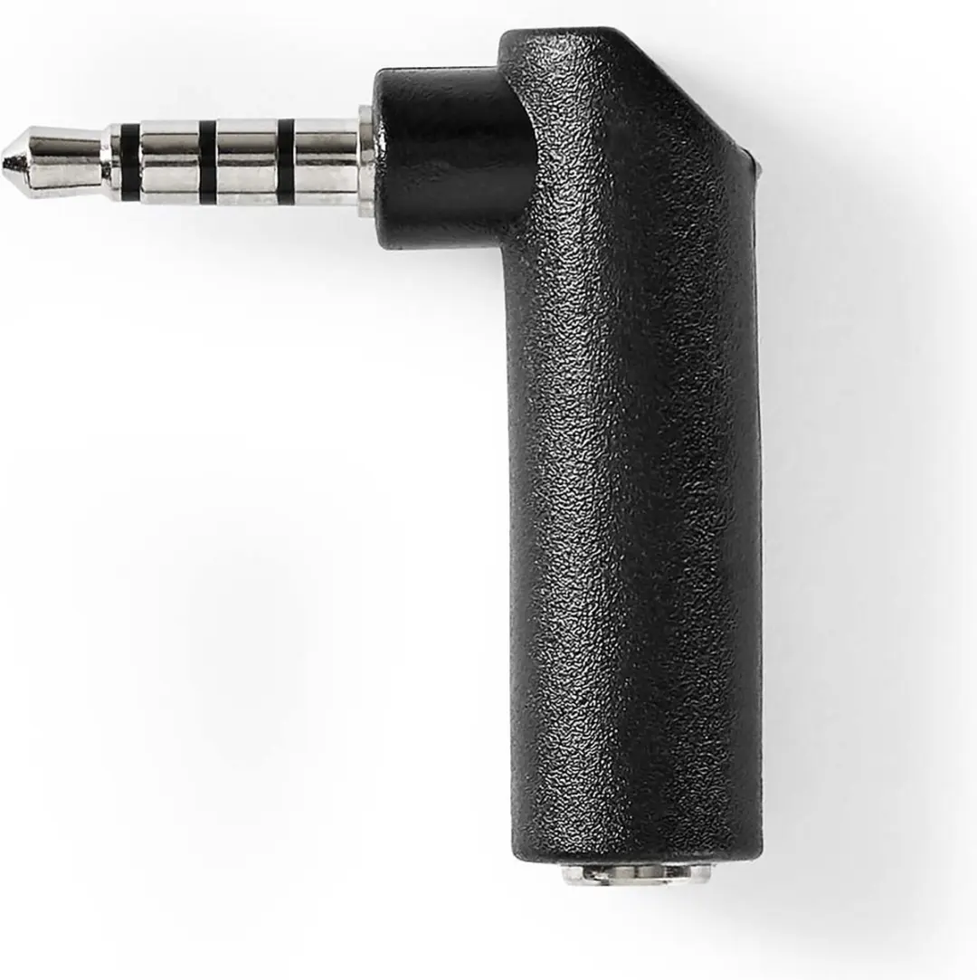 Nedis CAGB22980BK Stereo-Audioadapter 3,5mm - Zwart - afbeelding 6 van 6