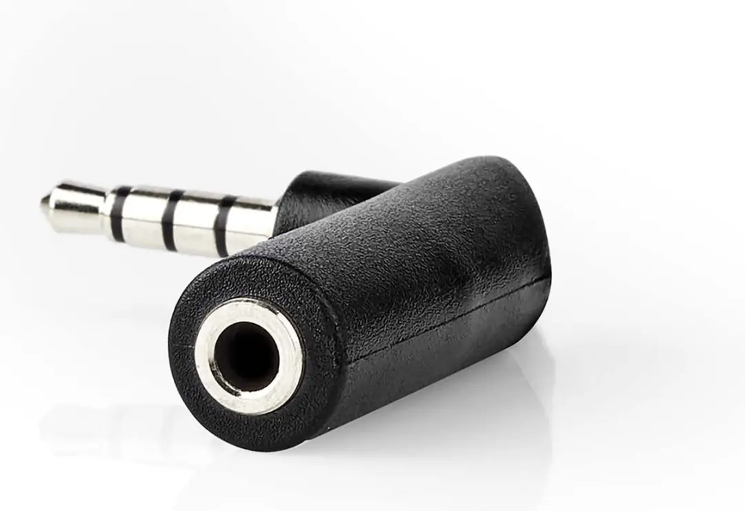 Nedis CAGB22980BK Stereo-Audioadapter 3,5mm - Zwart