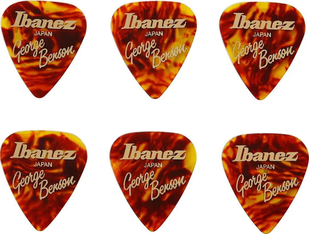 Ibanez George Benson Plectrum 0.75mm - 6 Stuks Tortoise