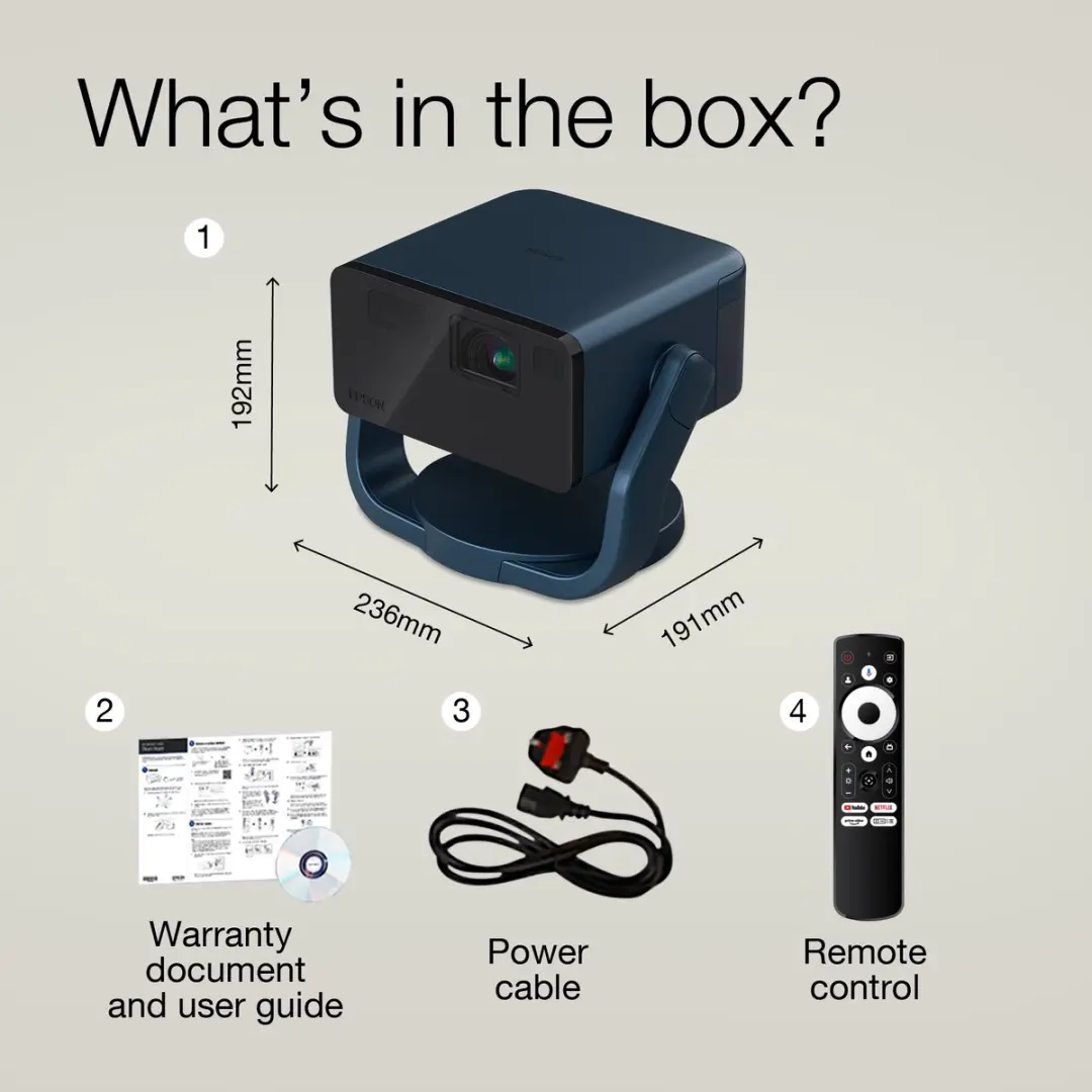 Epson EF-22B Projector - Zwart