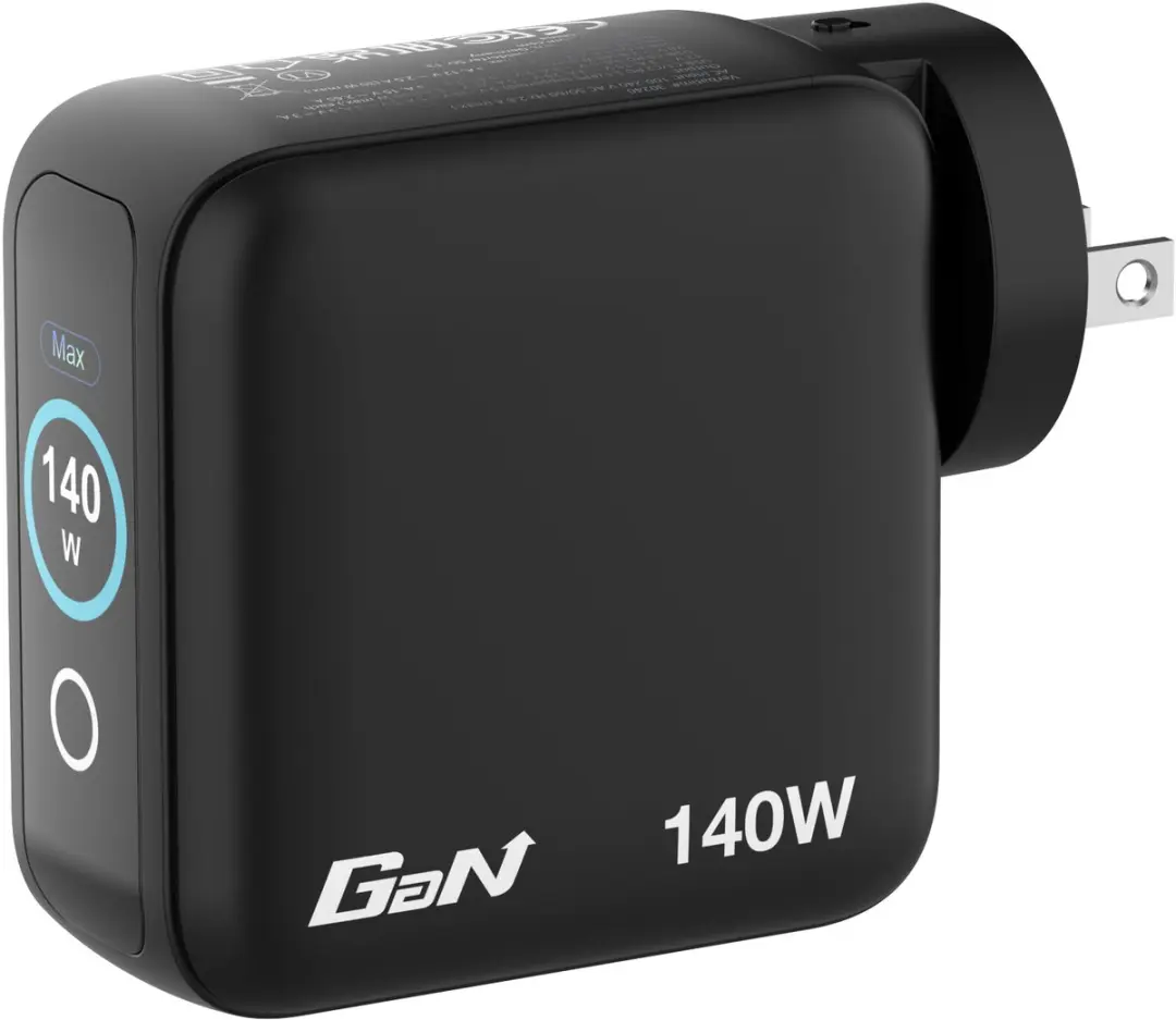 Verbatim Mini Gan-Oplader 140W 3xUSB-C 1xUSB-A - Transparent