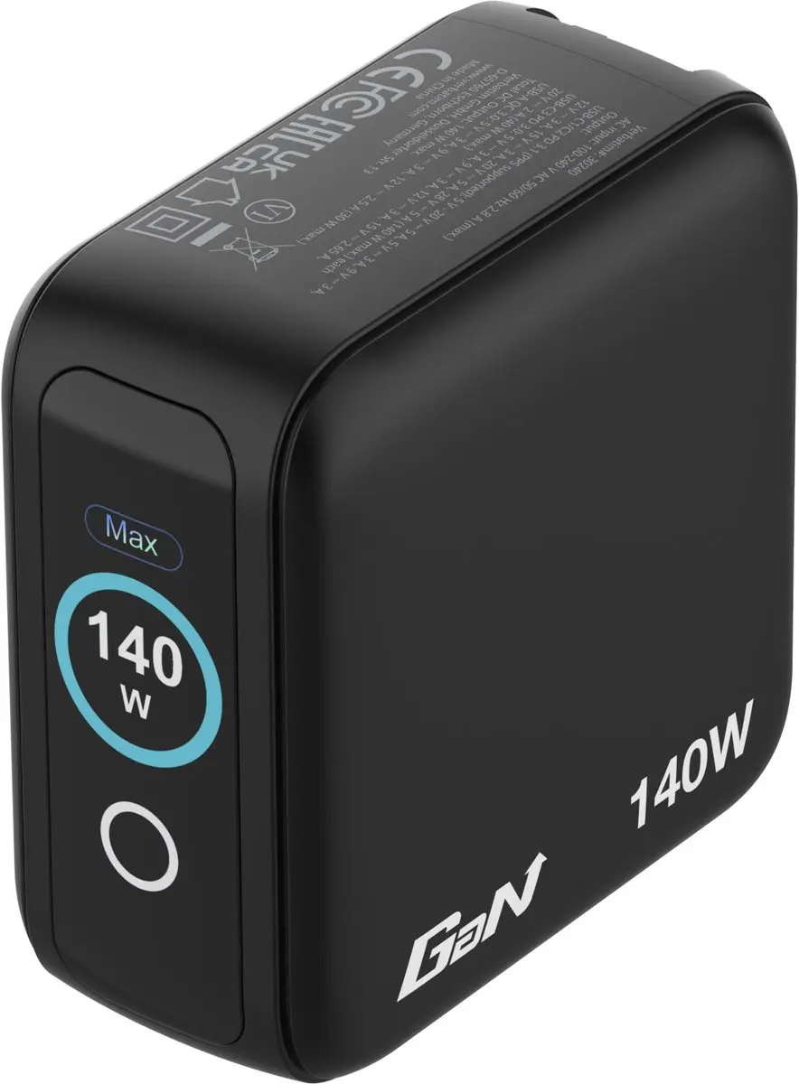 Verbatim Mini Gan-Oplader 140W 3xUSB-C 1xUSB-A