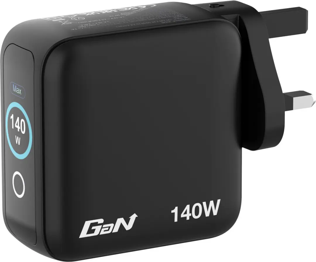 Verbatim Mini Gan-Oplader 140W 3xUSB-C 1xUSB-A - Transparent