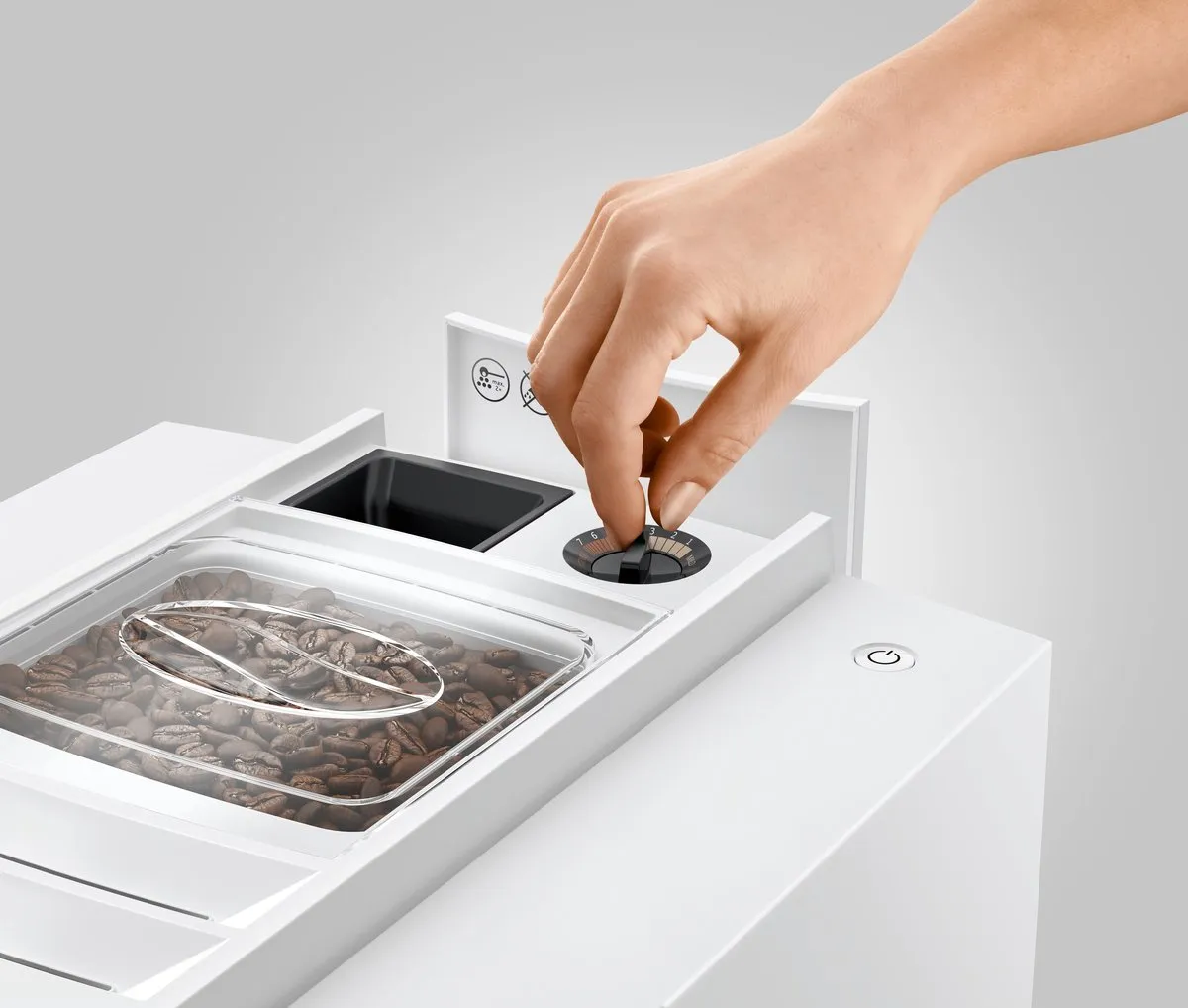 Jura E8 Piano White Volautomatische Espressomachine - 27 Programma's - afbeelding 6 van 6