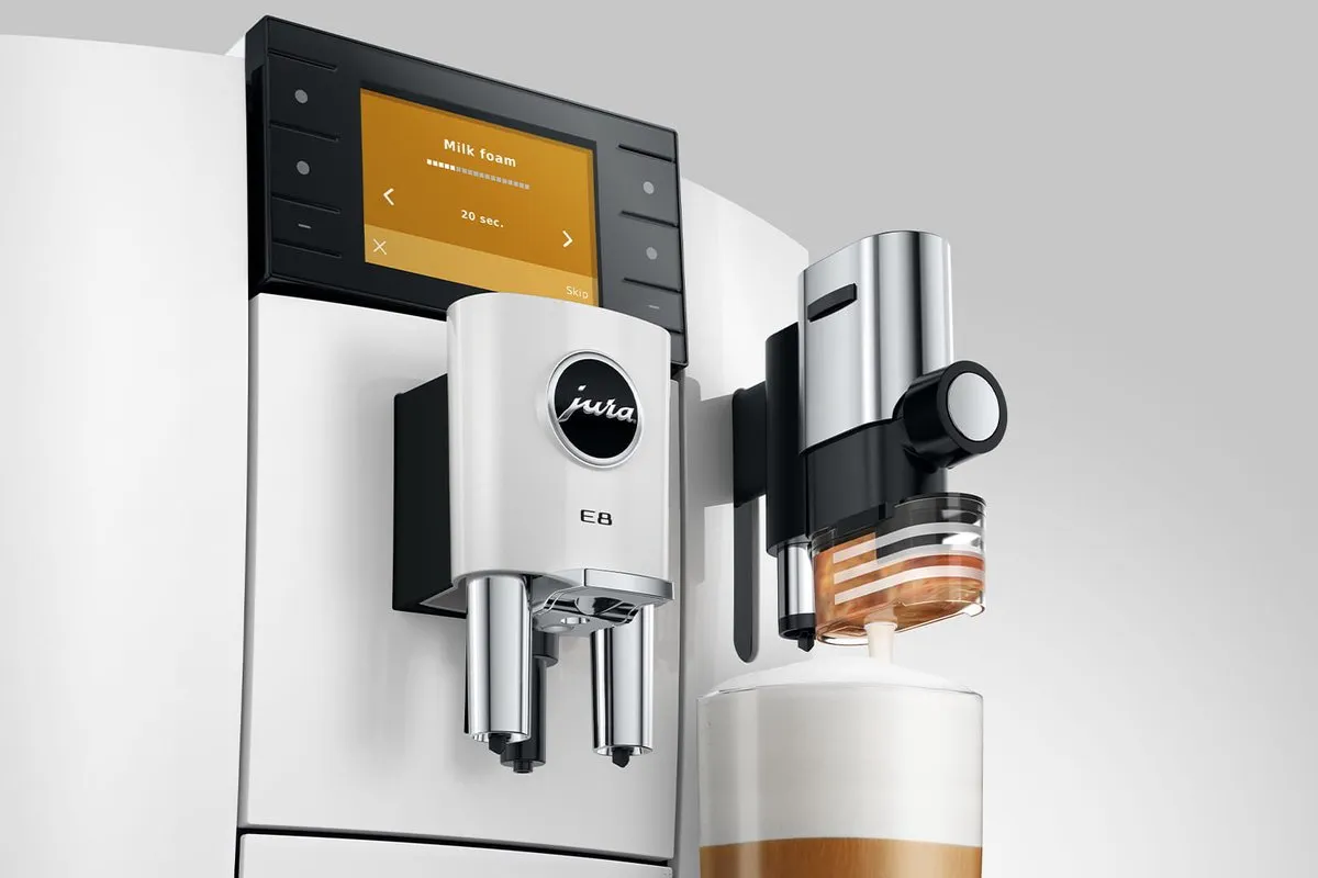 JURA - E8 Piano White (ED) - Volautomatische espressomachine