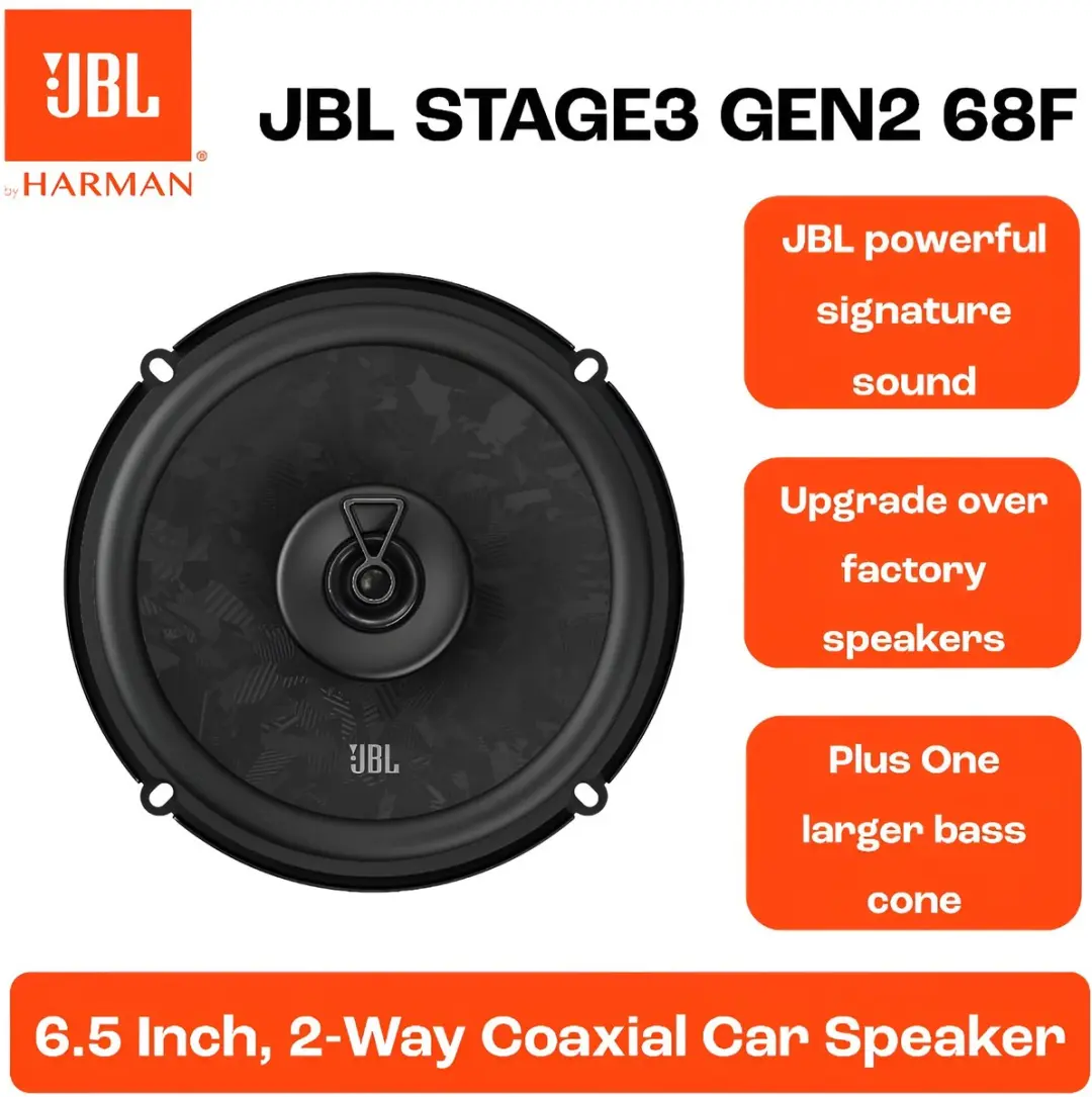 JBL Stage3 68F Autospeakers 6,5 inch - 560W - Zwart - afbeelding 6 van 6