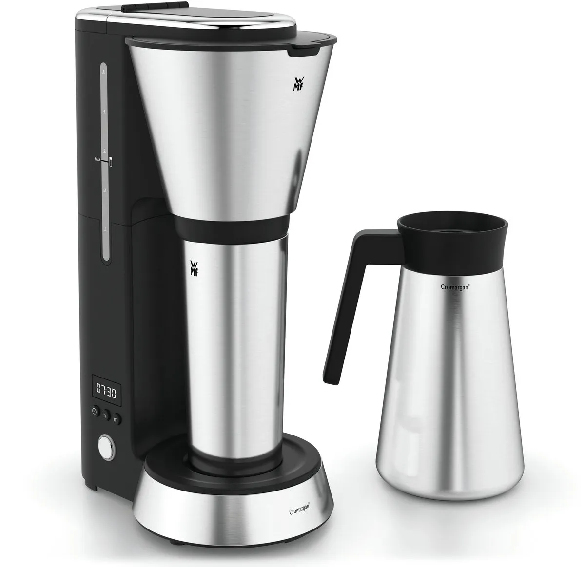 WMF KITCHENminis 0412260011 Filterkoffiezetapparaat - 6 Kopjes - Zwart/RVS