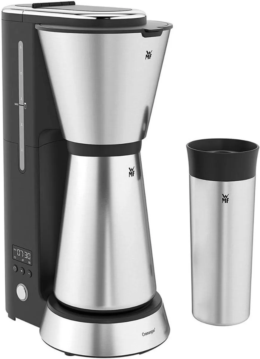 WMF KITCHENminis 0412260011 Filterkoffiezetapparaat - 6 Kopjes - Zwart/RVS