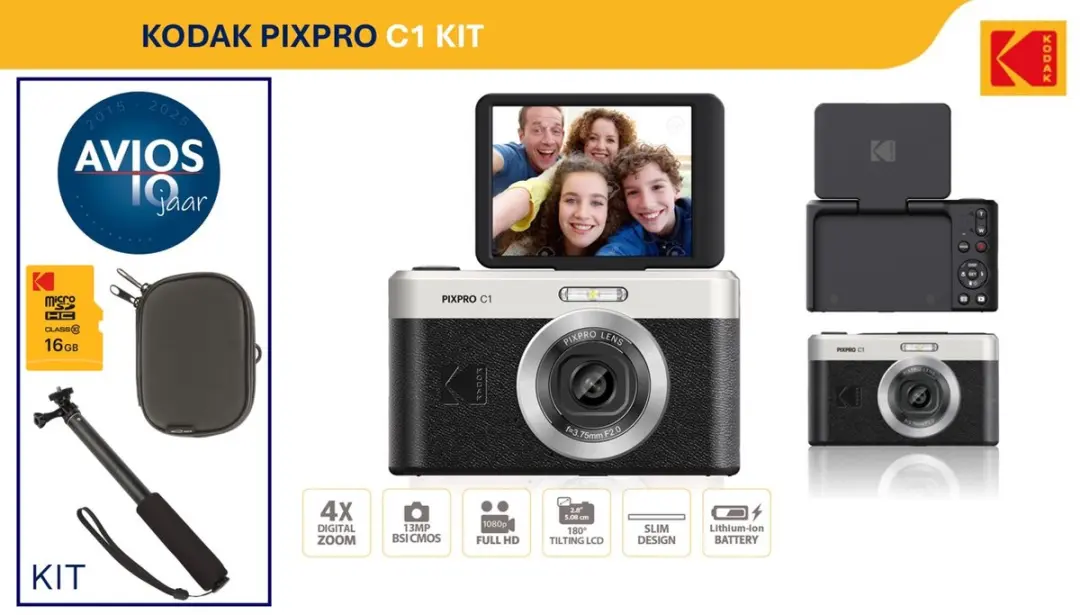 Kodak Pixpro C1 KIT Compactcamera