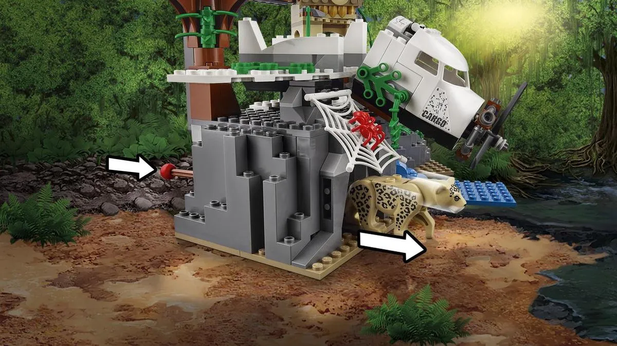 LEGO City Jungle Onderzoekslocatie 60161 - 813 Stukken