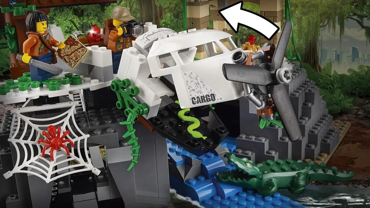 LEGO City Jungle Onderzoekslocatie 60161 - 813 Stukken