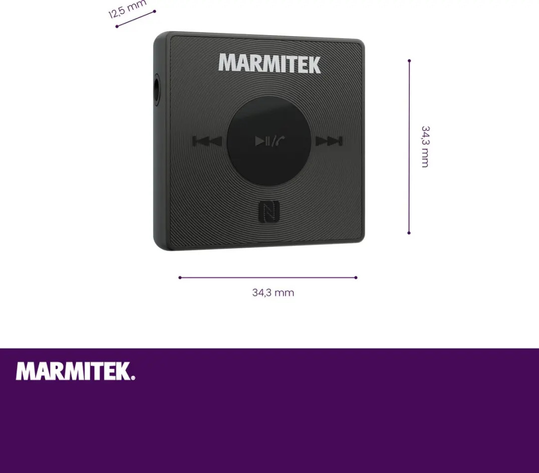 Marmitek BoomBoom 76 Bluetooth Receiver 25008473 - aptX - NFC