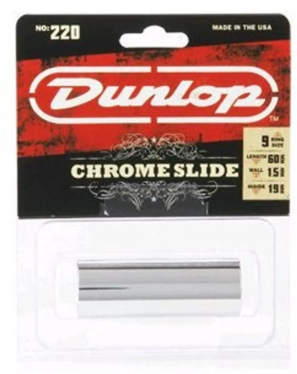 Dunlop 220 Chrome Slide Medium 19x22x60mm
