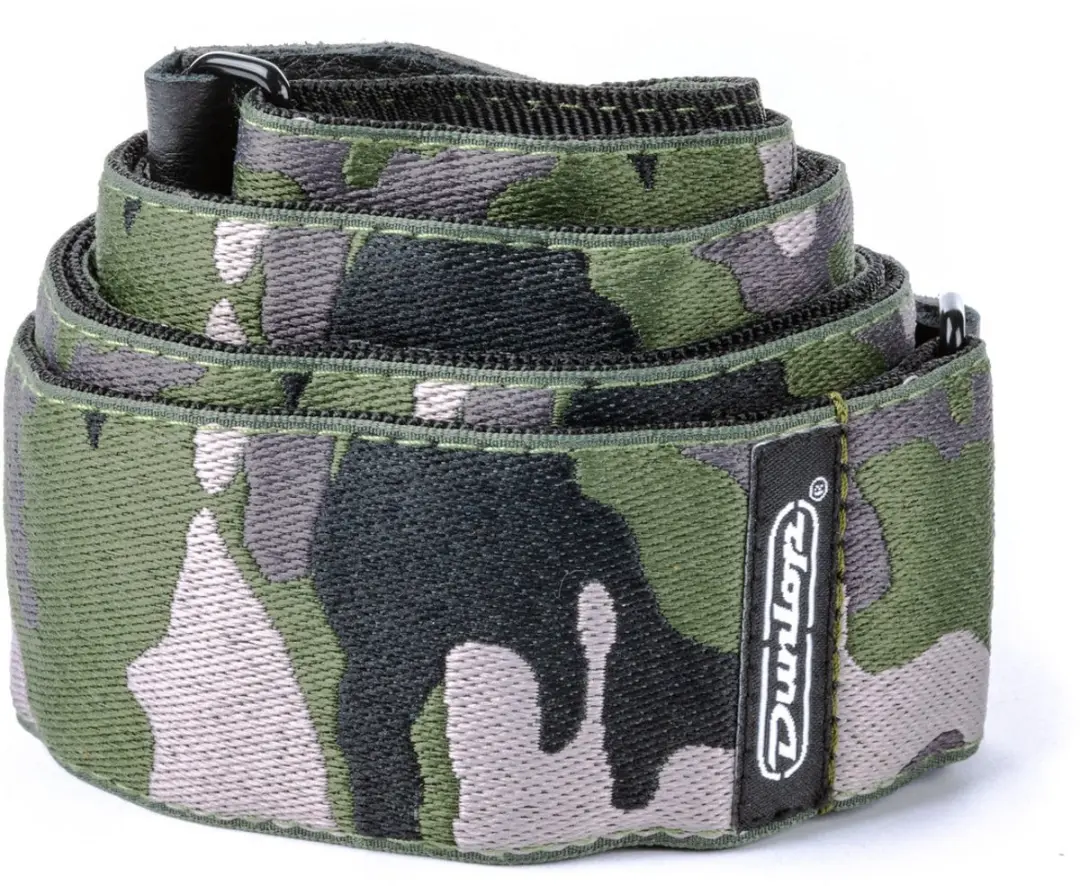 Dunlop D6716 Ranger Green Gitaarband - Camouflage