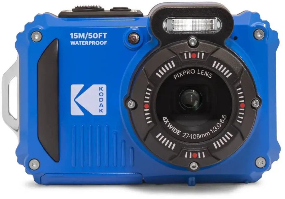 Kodak WPZ2 Blauwe Onderwatercamera - 16MP - 16GB + Extra Accu - afbeelding 6 van 6