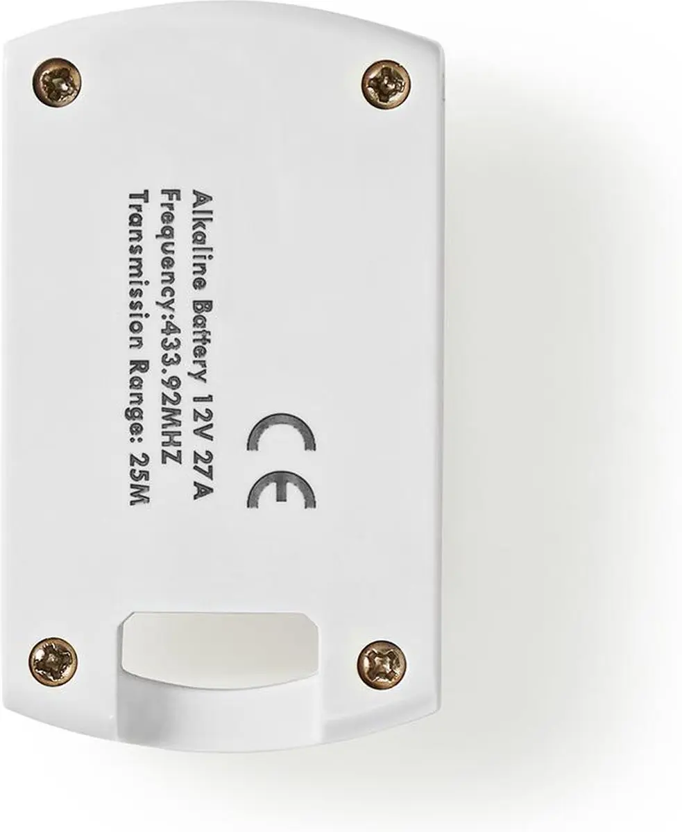Nedis RF-Afstandsbediening RFRC220WT - 2 Kanalen - Wit