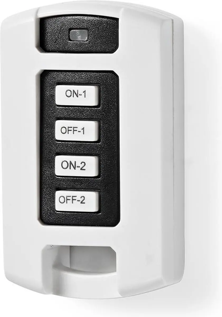 Nedis RF-Afstandsbediening RFRC220WT - 2 Kanalen - Wit