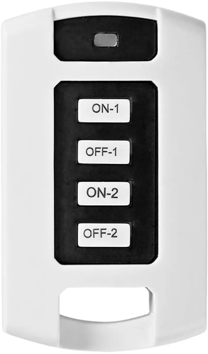 Nedis RF-Afstandsbediening RFRC220WT - 2 Kanalen - Wit