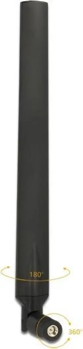 Delock LTE Antenne SMA Omnidirectioneel 0-4 dBi - Zwart - afbeelding 2 van 6