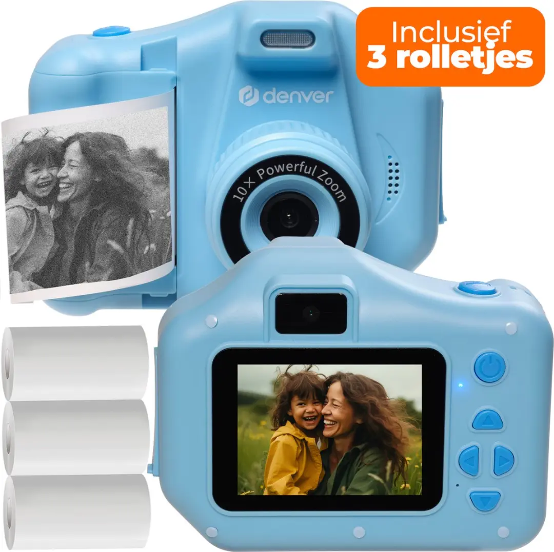 Denver Kindercamera KPC1370 Full HD - 48MP - Blauw