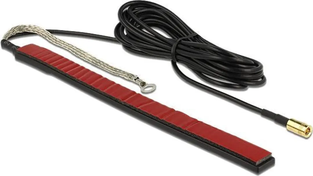 Delock DAB+ Antenne 23 dBi - SMB Stecker - Zwart/Goud