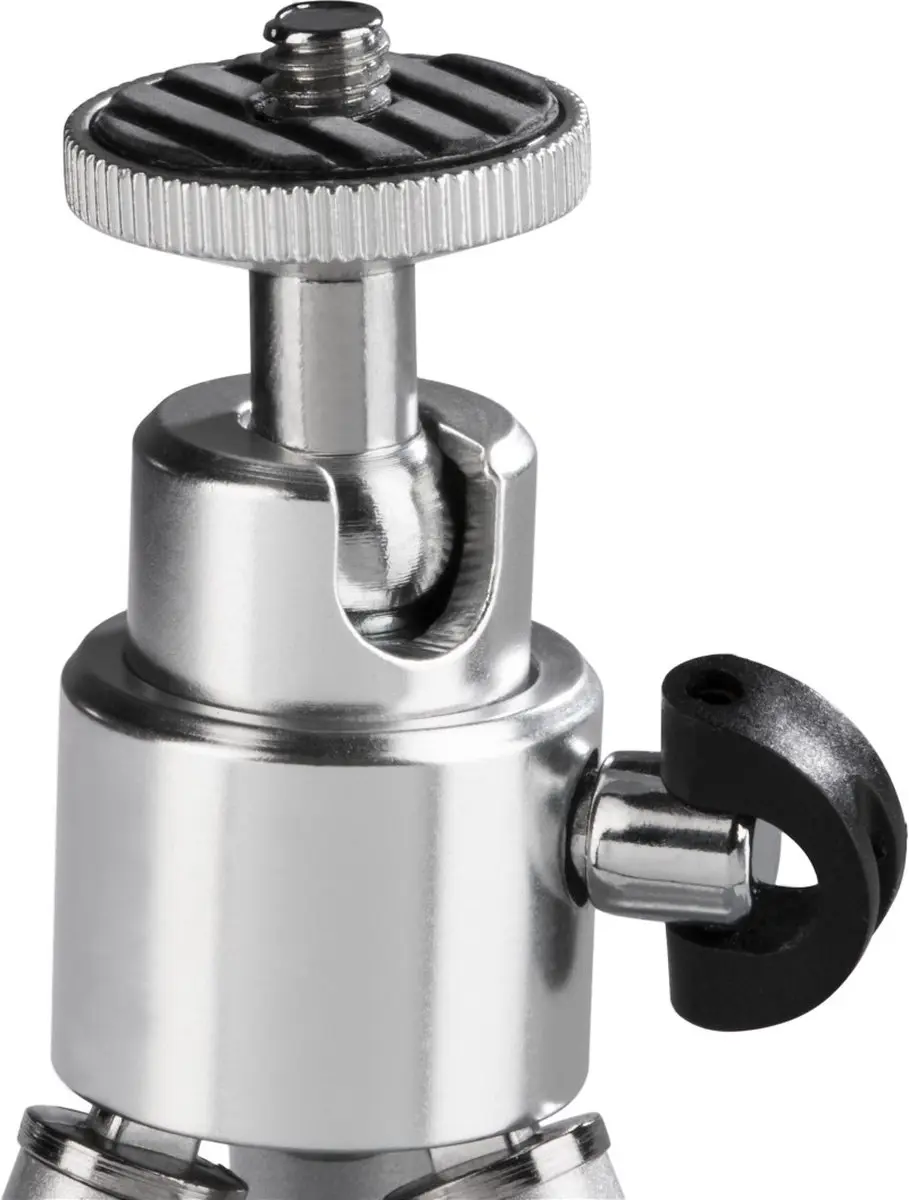 Hama Ball L Ministatief 00004551 - 14-21cm - Zilver