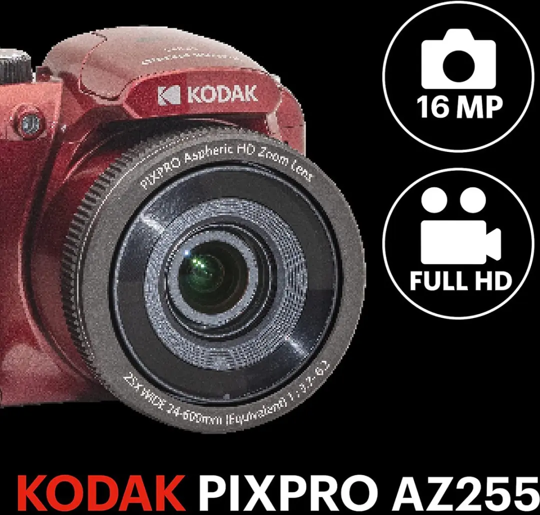 Kodak Pixpro AZ255 Compactcamera - Rood