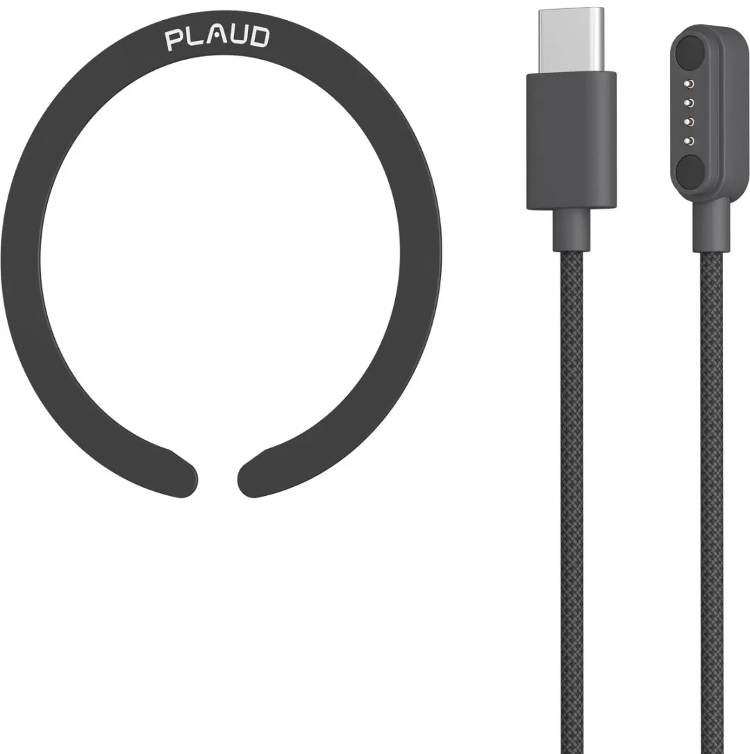 PLAUD Accessory Kit Magnetische Sticker & USB-C Kabel